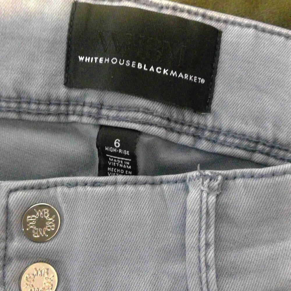 White House Black Market High-Rise Skinny Ankle Everyday Soft Jeans - Picture 3 of 8